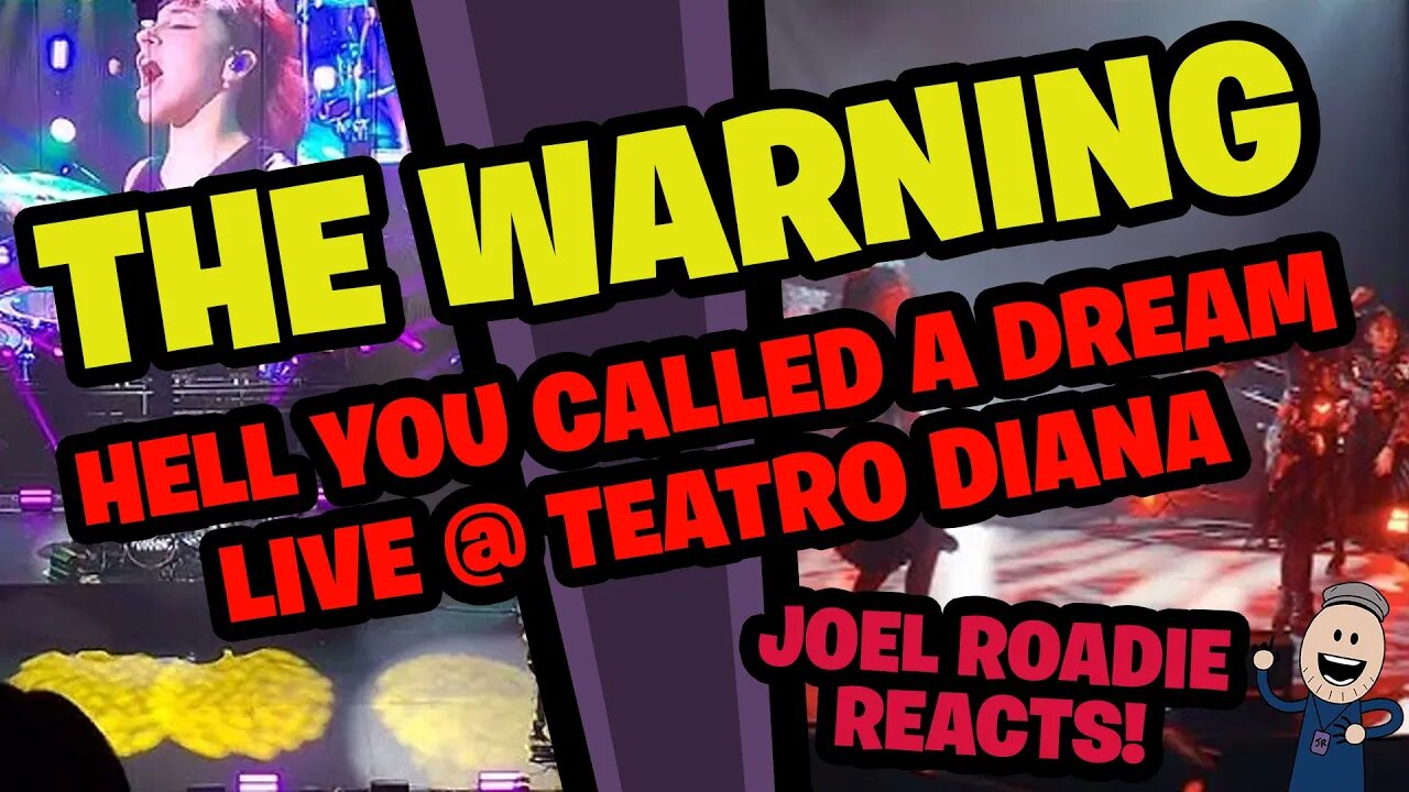 The Warning - Hell You Called a Dream (Live) | Teatro Diana - Roadie Reacts