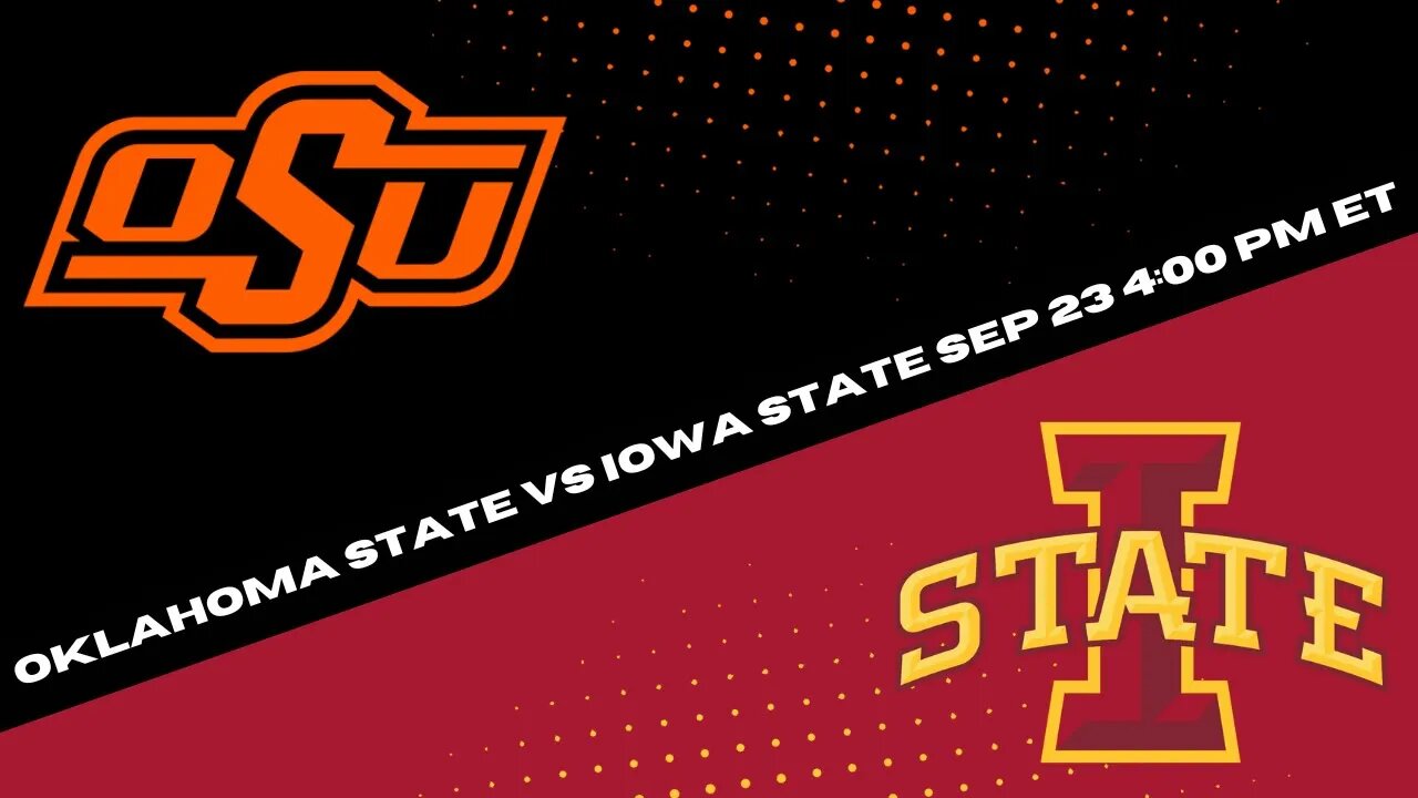 Oklahoma State Cowboys vs Iowa State Cyclones Prediction and Picks {Free College Football Pick 9-23}