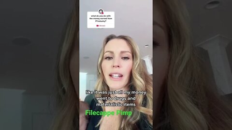 Over the hill woman admits to having a pimp.