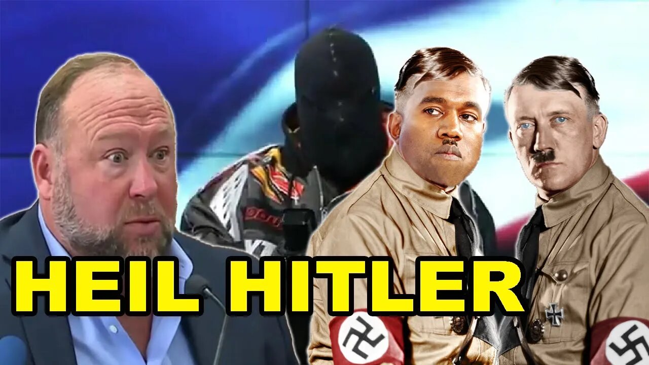 Kanye West turns Alex Jones' Infowars show UPSIDE DOWN and PRAISES Der Fuhrer! This is NUTS!
