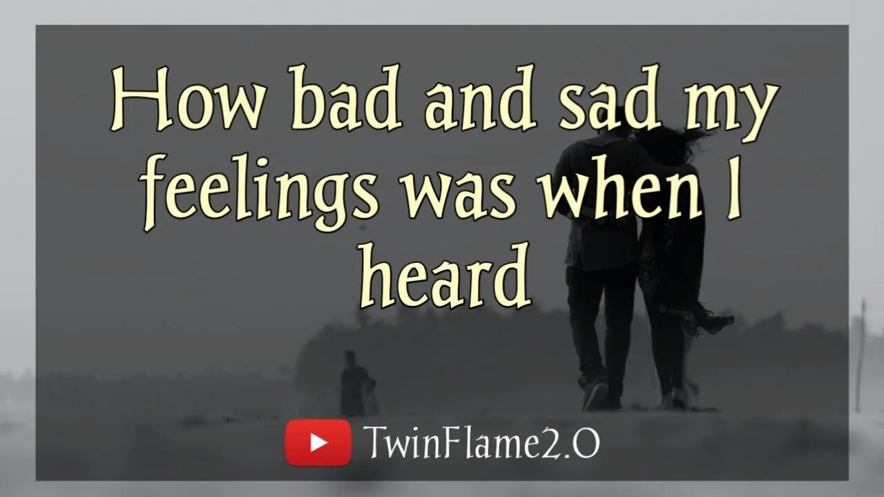 🕊 How bad and sad my feelings was when🌹 | Twin Flame Reading Today | DM to DF ❤️ | TwinFlame2.0 🔥