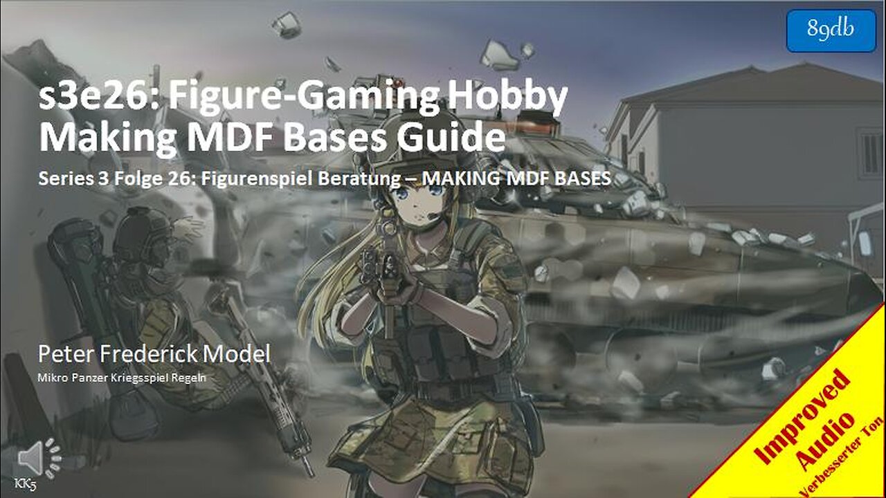 s3e26: Figure-Gaming Hobby Making MDF Bases Guide