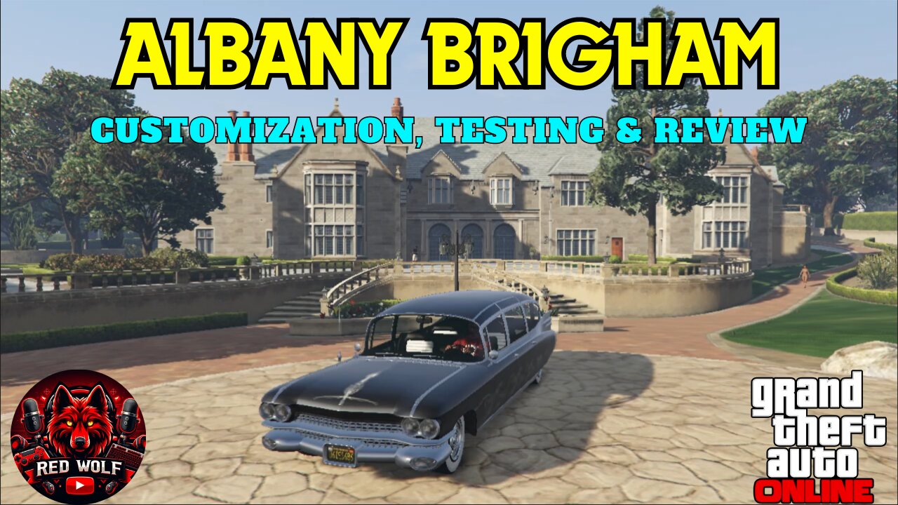 GTA 5 Online - Albany Brigham (the GHOSTBUSTER car!) Customization, Testing & Review