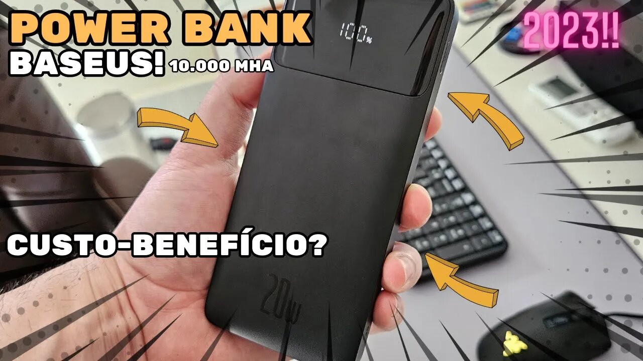 🔋 Power Bank de 10.000 mAh - A Revolução da Mobilidade Energética! 🔋