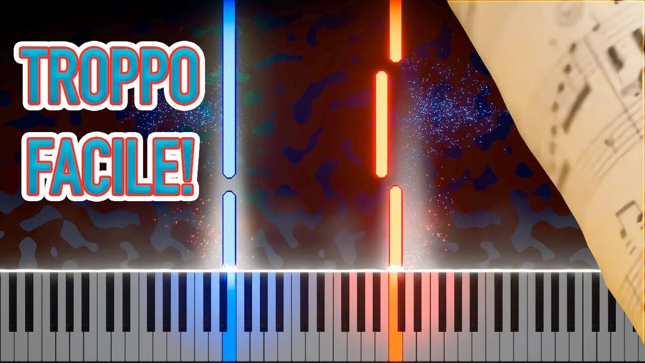 Inno Russia🇷🇺 al Piano ma è TROPPO FACILE! PIANO TUTORIAL + SPARTITO GRATIS