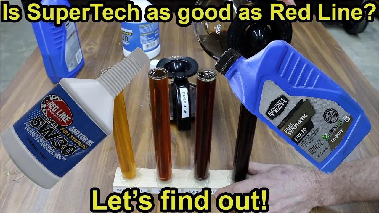 Is SuperTech Synthetic Oil as good as Red Line? Let's find out!