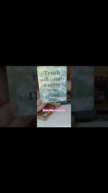 Daily Everyday Miracles #acim #acourseinmiracles #miracles #healing