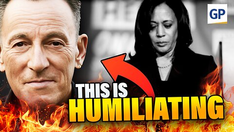 EMBARRASSING: Libtard Bruce Springsteen BOMBS Kamala Rally | Elijah Schaffer