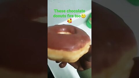 chocolate donut from besties donut😉🧿