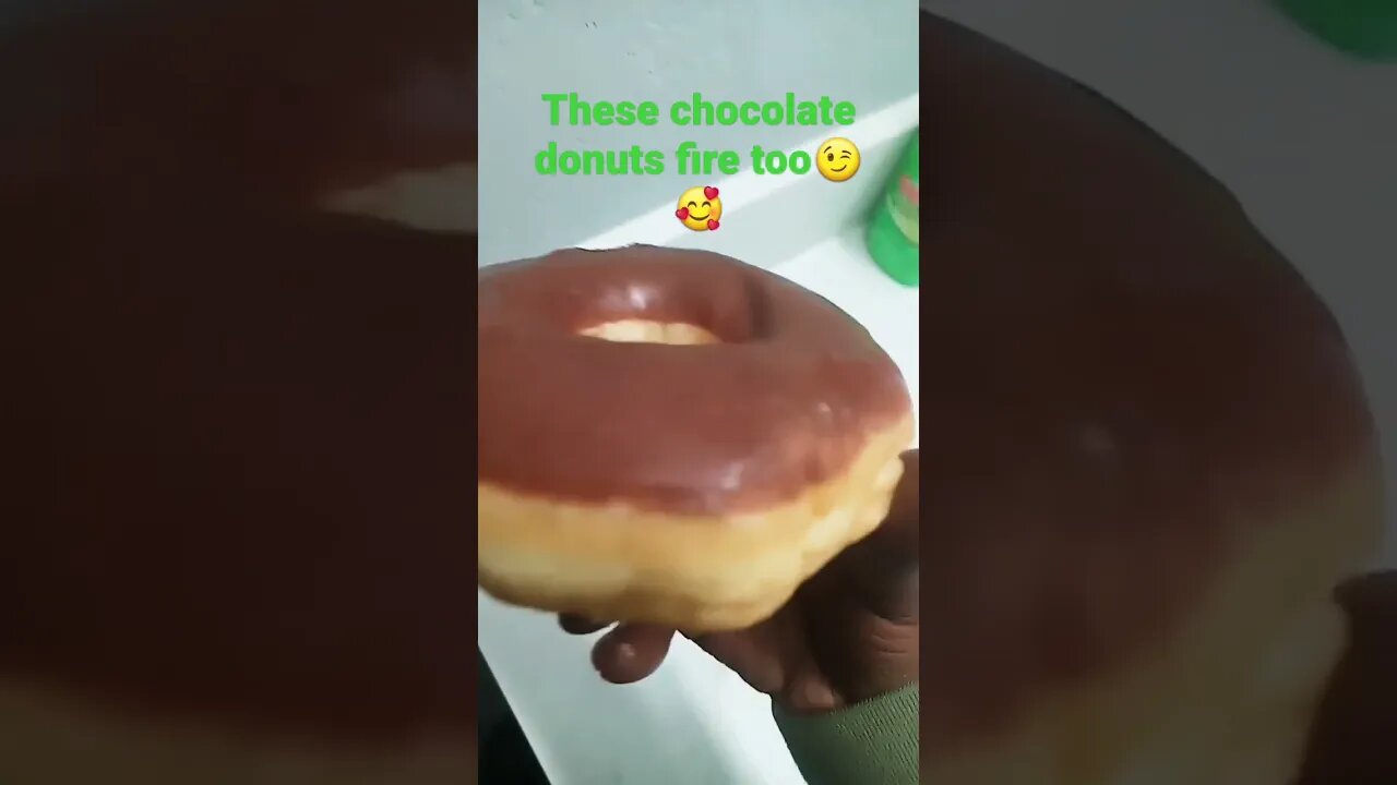 chocolate donut from besties donut😉🧿