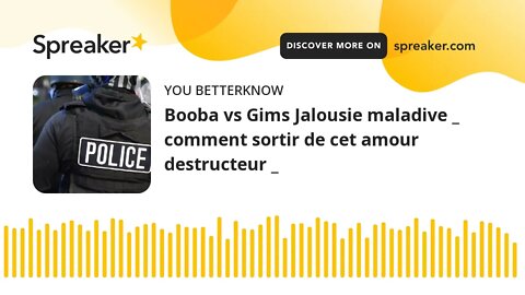 Booba vs Gims Jalousie maladive _ comment sortir de cet amour destructeur _