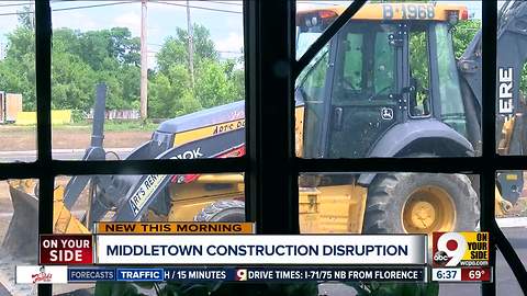 Restaurant owner claims Middletown construction is damaging her business