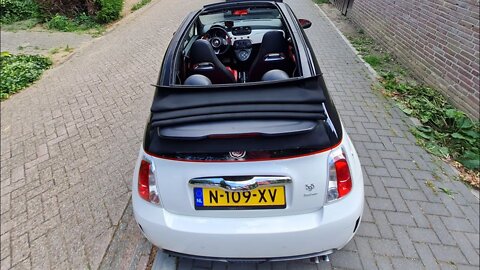 Why I bought an ABARTH 595C Turismo? Record Monza exhaust red leather interior bitone black white