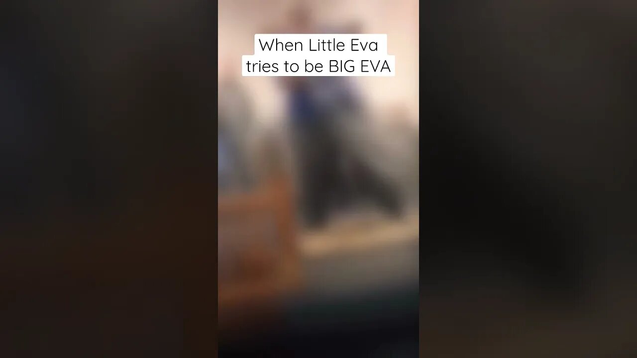 When Little Eva tries to be BIG EVA #churchhumor #christiancomedy #cwac