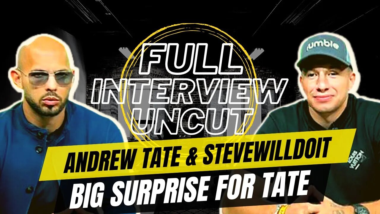 Stevewilldoit SURPRISES Andrew Tate with This...