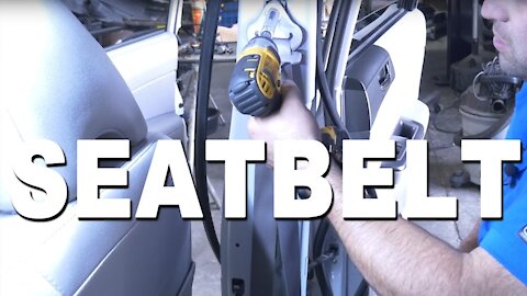 How to replace a seat belt - 2012 Subaru Forester