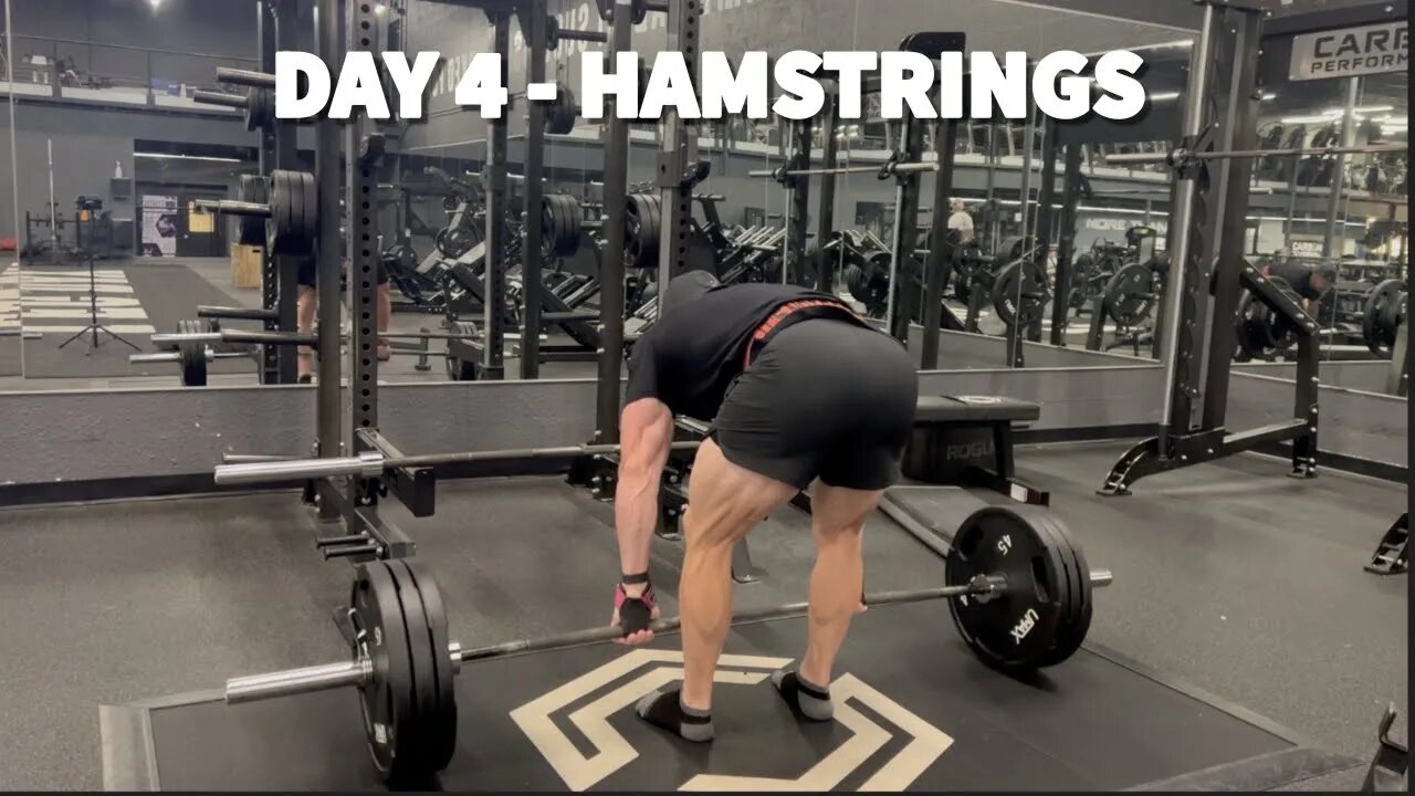 Toronto Pro Bulk Day 4 - HAMSTRINGS with HEAVY RDL