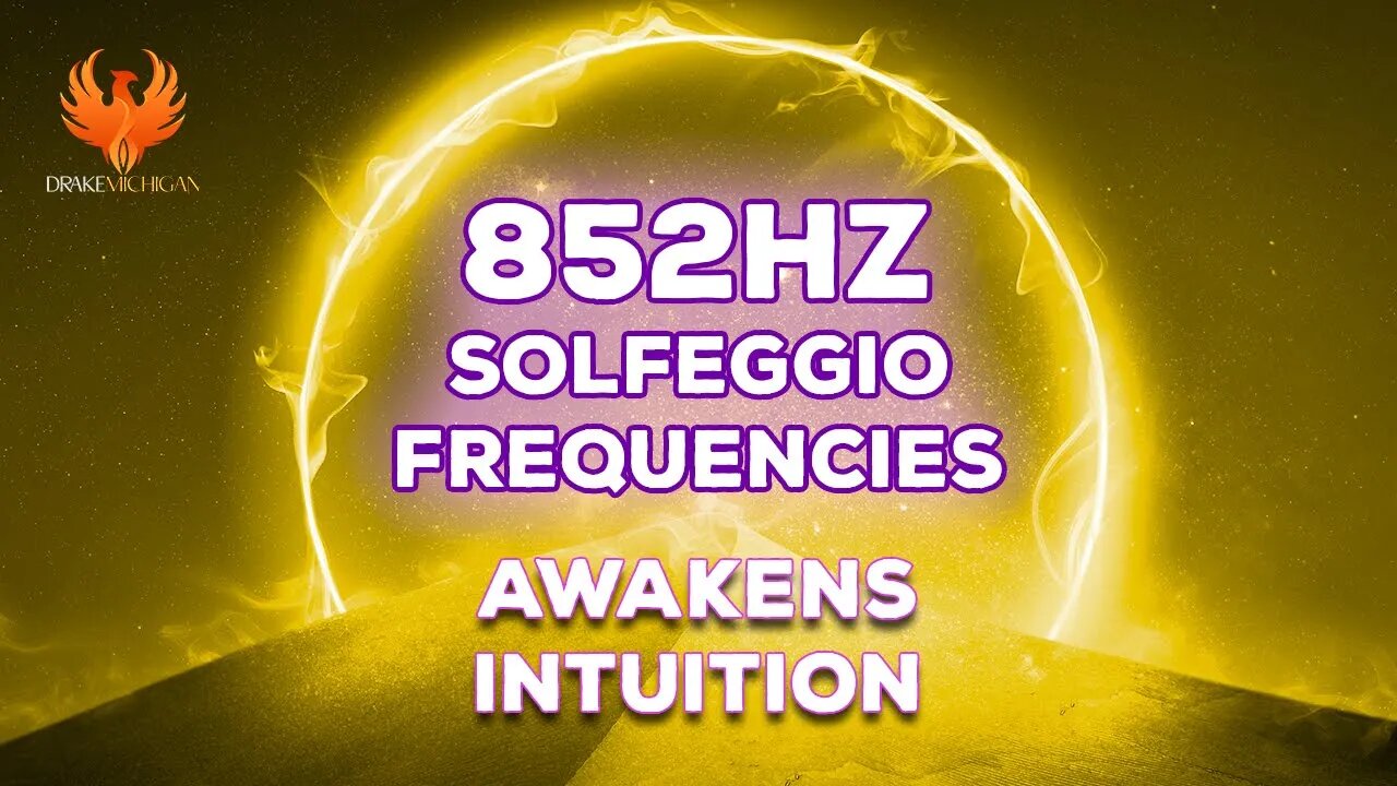 8 HR SLEEP MEDITATION || 852 Hz SOLFEGGIO || AWAKENS INTUITION || BRING YOUR THIRD EYE INTO BALANCE