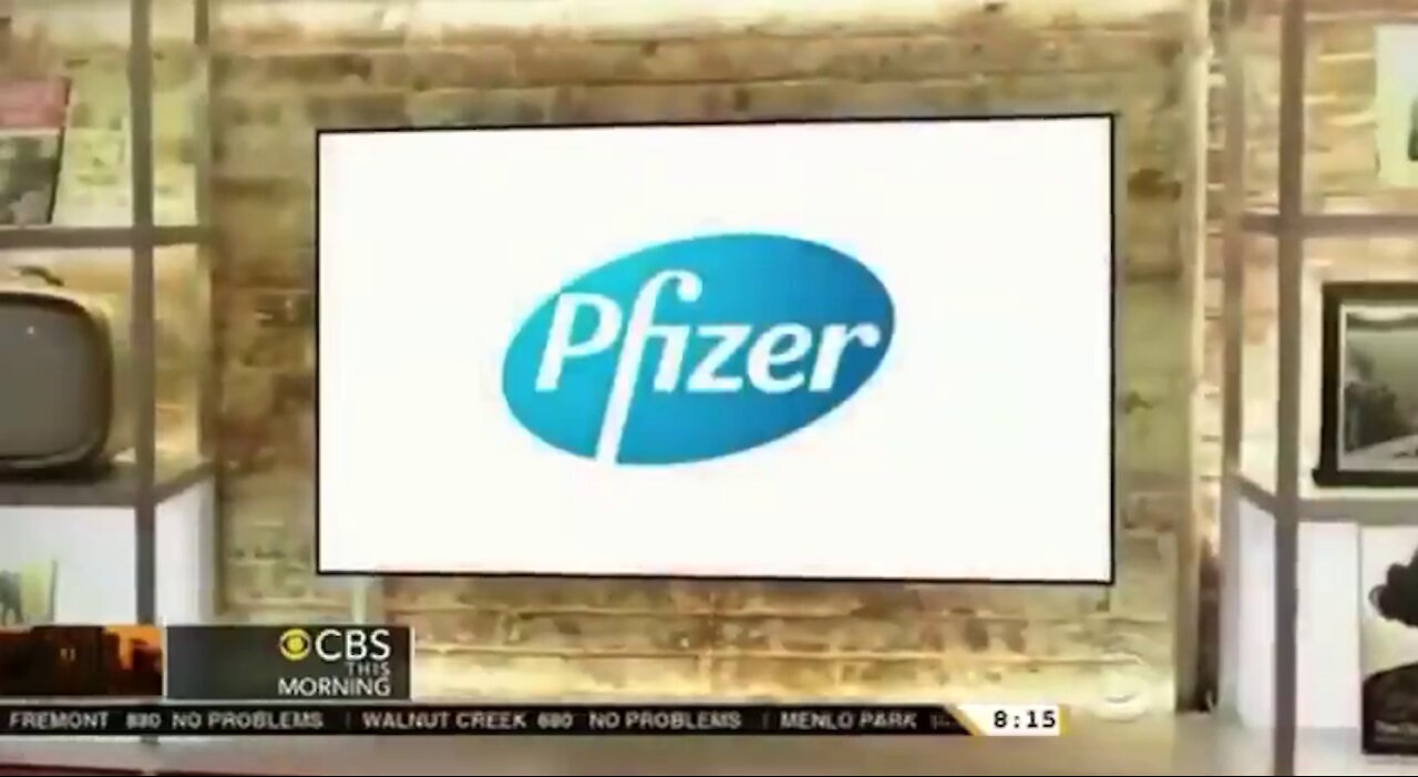 Pfizer Ad " sponsored on all News Networks in America " CNN,MSNBC, ABC