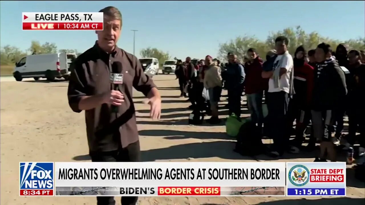 Fox At Border: “About 5,000 Encounters A Day...Majority Are Released Into The Country”