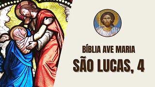 São Lucas, 4 - "Cheio do Espírito Santo, voltou Jesus do Jordão e foi levado pelo Espírito ao..."