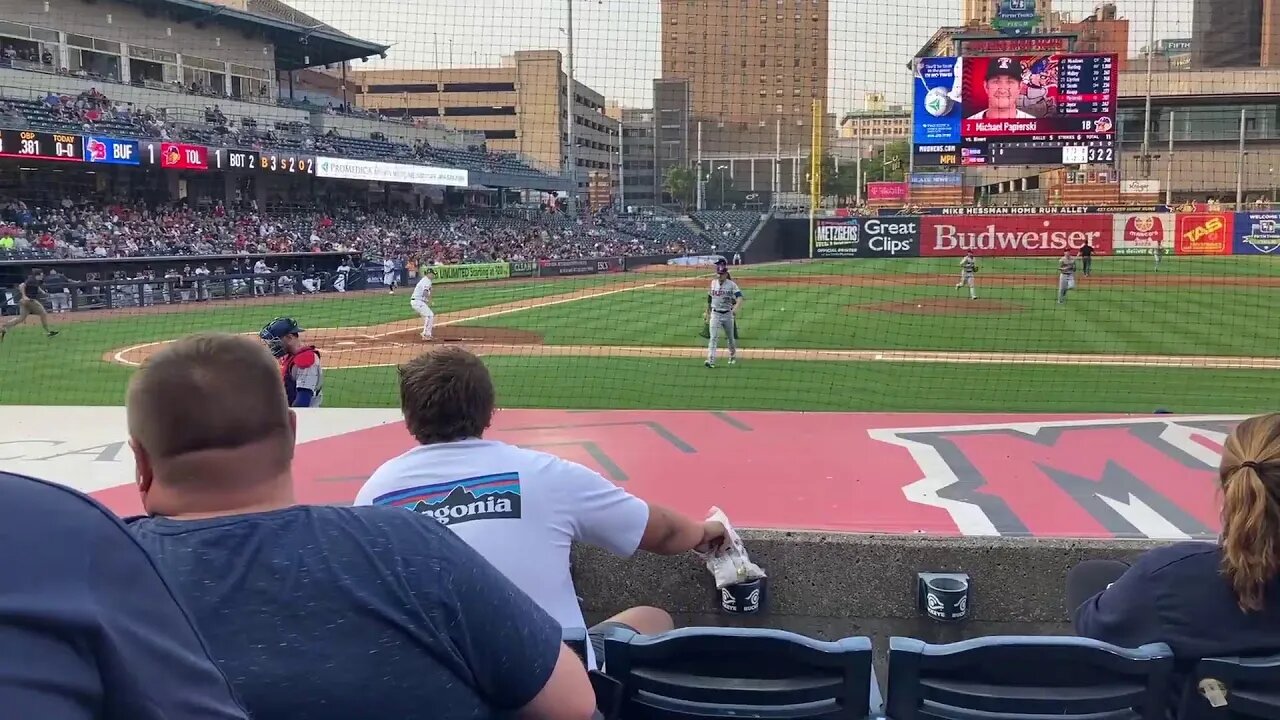 Toledo Mudhens vs Buffalo Bisons with @solocajun & the wives