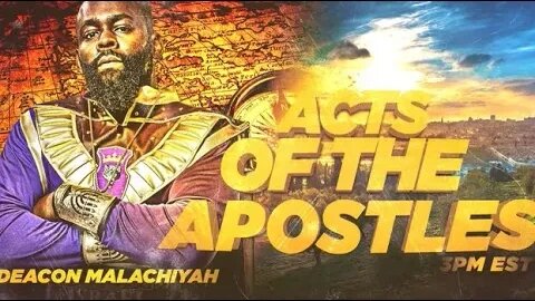 #IUIC | SABBATH AFTERNOON CLASS: Acts Of The Apostles