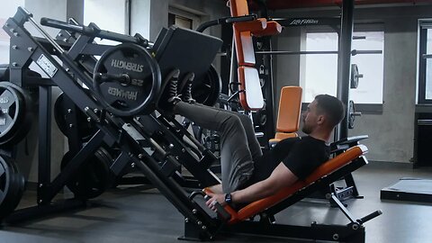 Olympic Leg Press Hammer Strength Machine