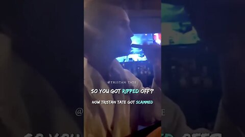 How Tristan Tate Got Scammed #Shorts