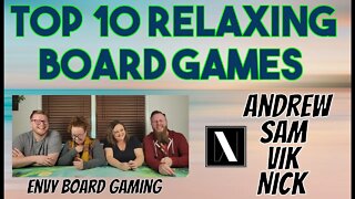 Top 10 Relaxing Board Games