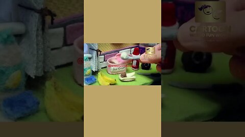Banana Icecream Yummy 😍😍 #shortsvideo #shortsfeed #cartoon