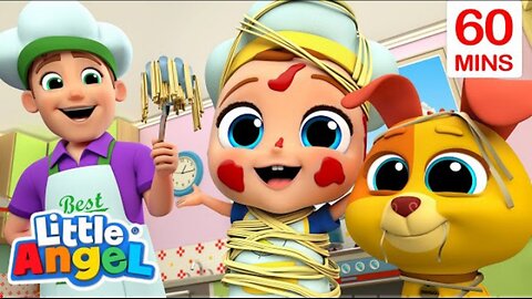 Pasta Song (Cooking with Daddy) + More @LittleAngel Kids Songs & Nursery
