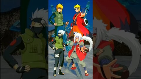 WHO IS STRONGEST?? Naruto, Jiraiya VS Minato, Kakashi.#shorts