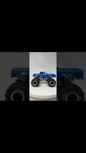 Mini RC Bigfoot Gets New Shoes. #rc #monstertruck #bigfoot
