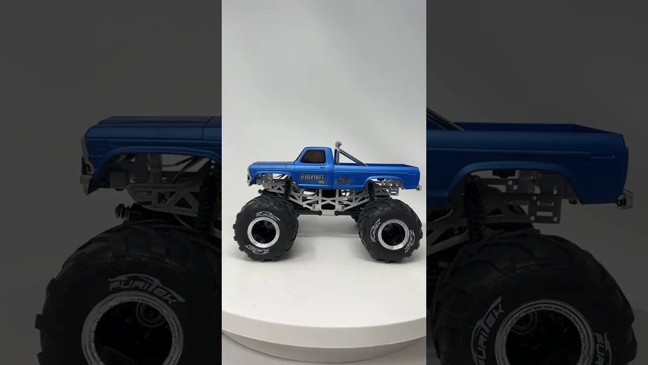 Mini RC Bigfoot Gets New Shoes. #rc #monstertruck #bigfoot