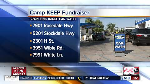 Help send local students to Camp KEEP by getting your car washed