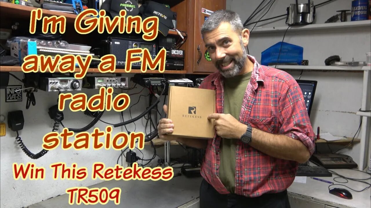 RETEKESS TR509 7 Watt FM Transmitter. Let's Do A Radio Giveway! This radio station Can Be Yours!