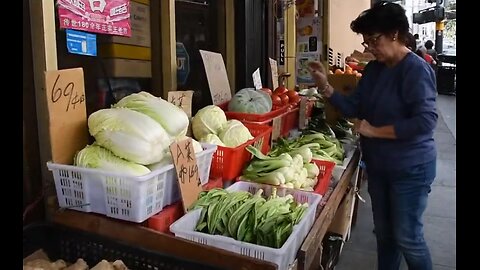 2017 M11 Viaje a Thanksgiving - Vegetable Shopping in Chinatown