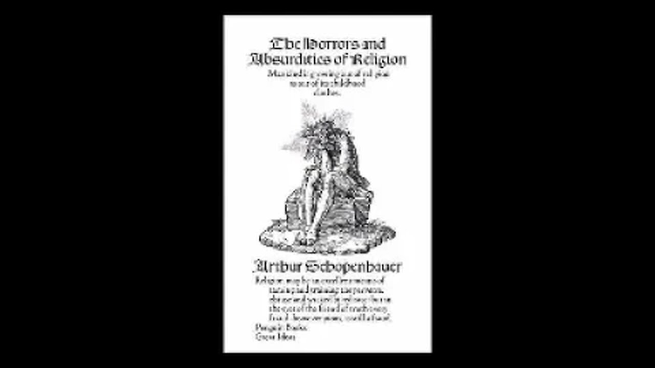 The Horrors and Absurdities of Religion by Arthur Schopenhauer