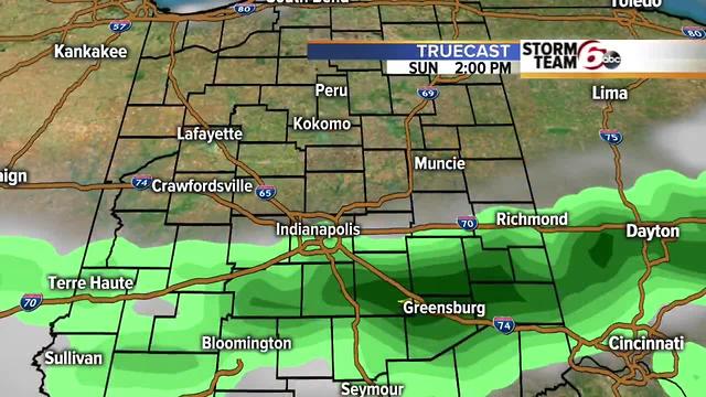 Cooler, less humid air arriving!