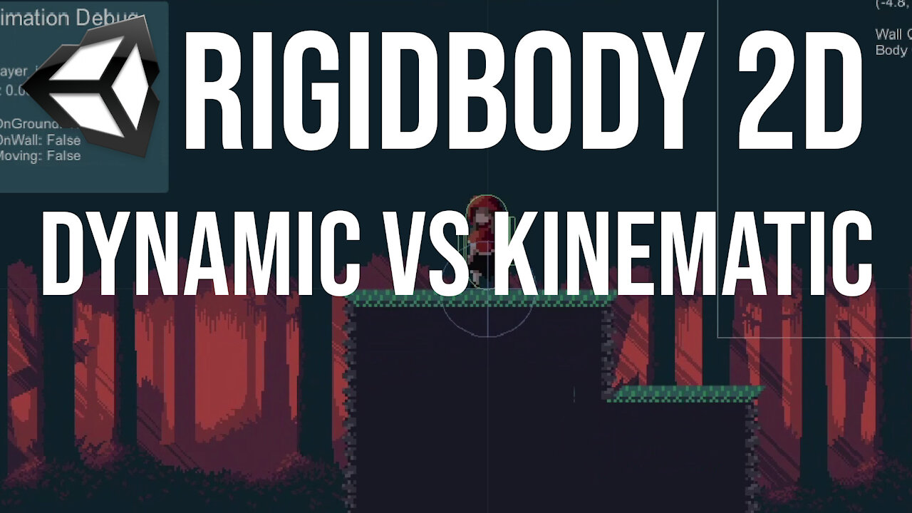 Dynamic vs Kinematic vs Static Rigidbody 2D Explained ~ Unity 2020 Tutorial