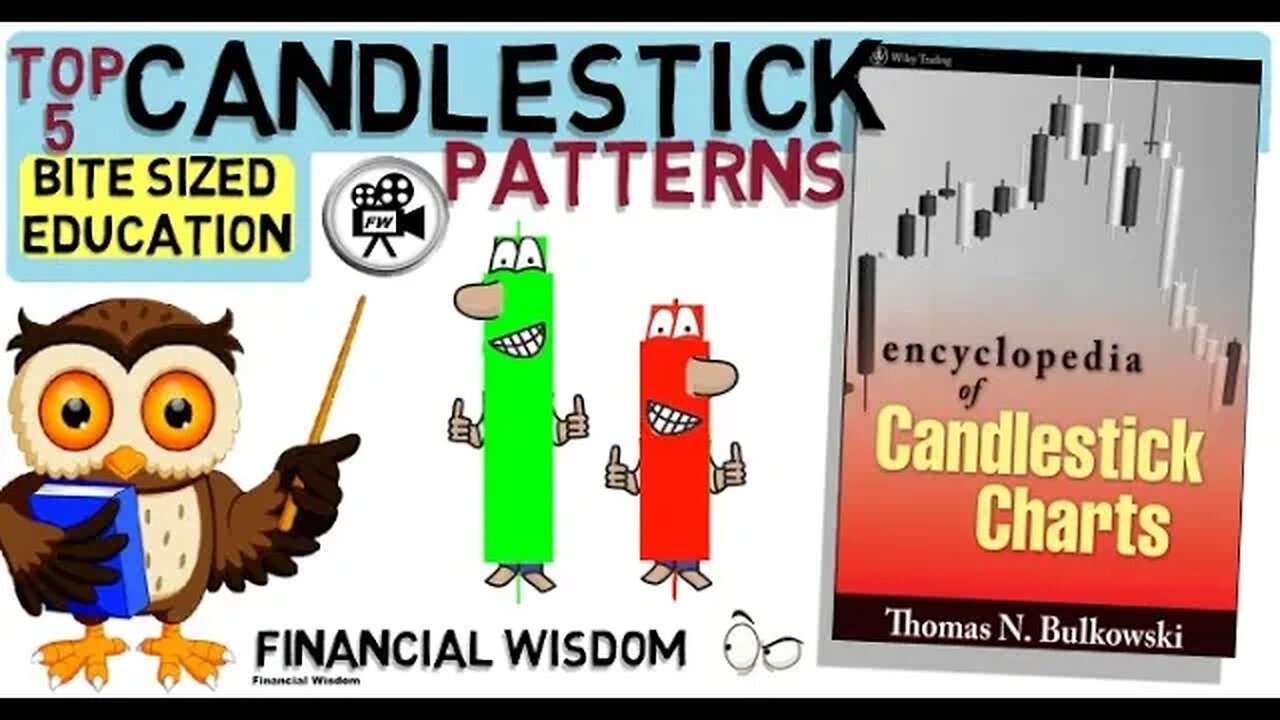 CANDLESTICK PATTERNS by THOMAS BULKOWSKI - The top 5 Candlestick Chart Patterns with STATISTICS.