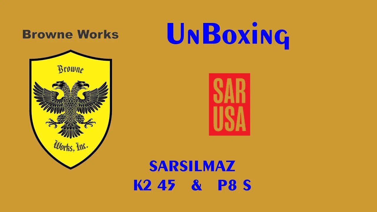 Unboxing SAR-USA K2 and P8