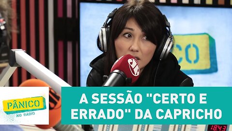 Lembra do "Certo e Errado" da Capricho? Adriana Yoshida acha que hoje em dia não daria certo