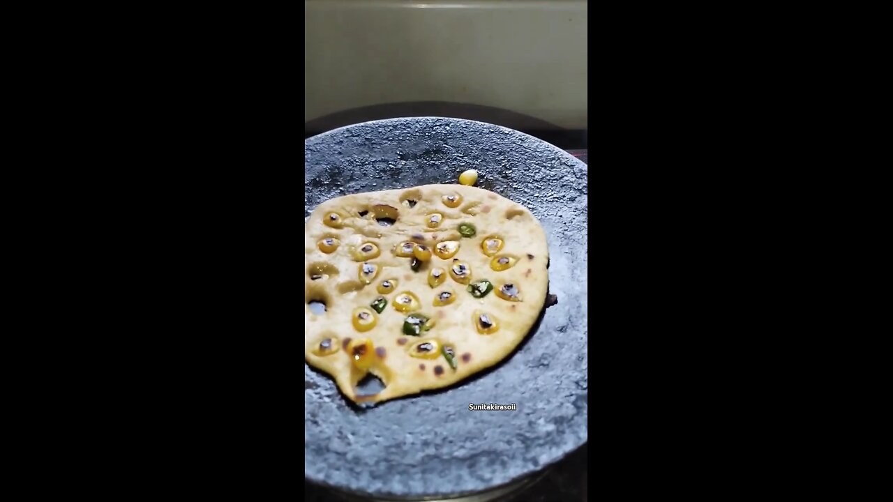 corn prantha recipe
