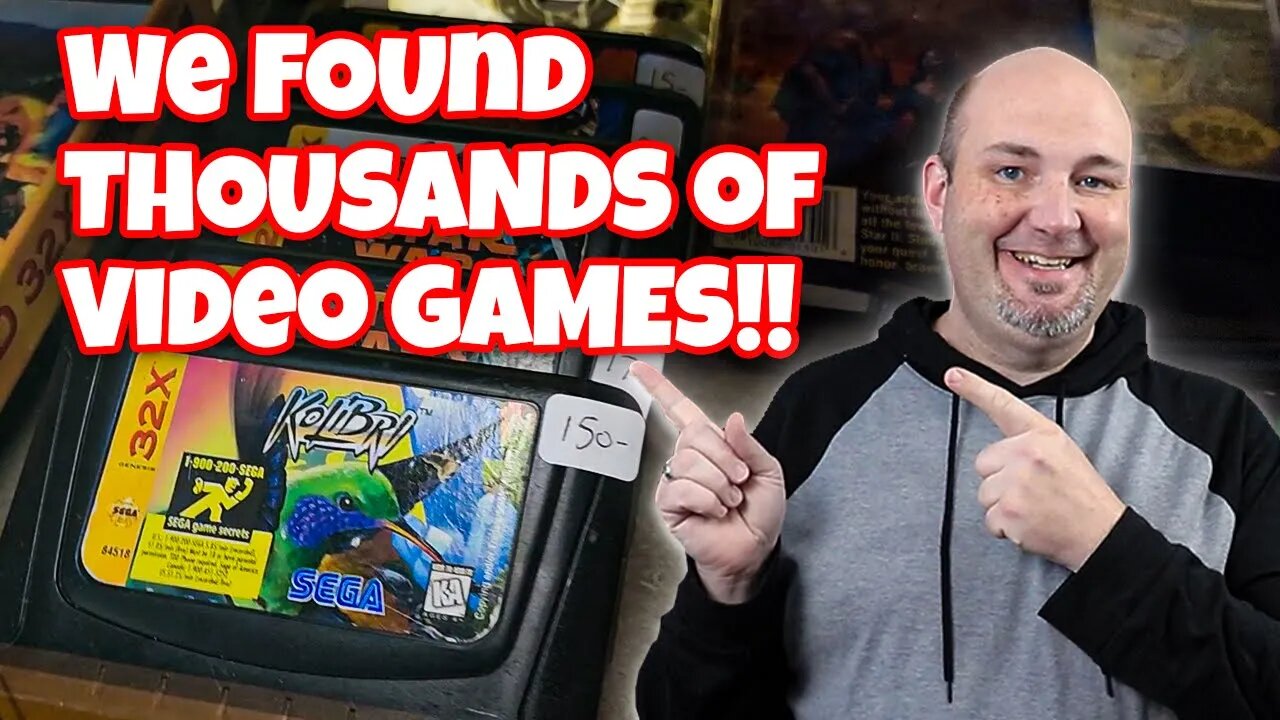 We Found THOUSANDS of RETRO Video Games | The Item Shop