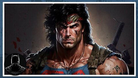 DC Comics vs Rambo. Art vs AI. Midjourney v4