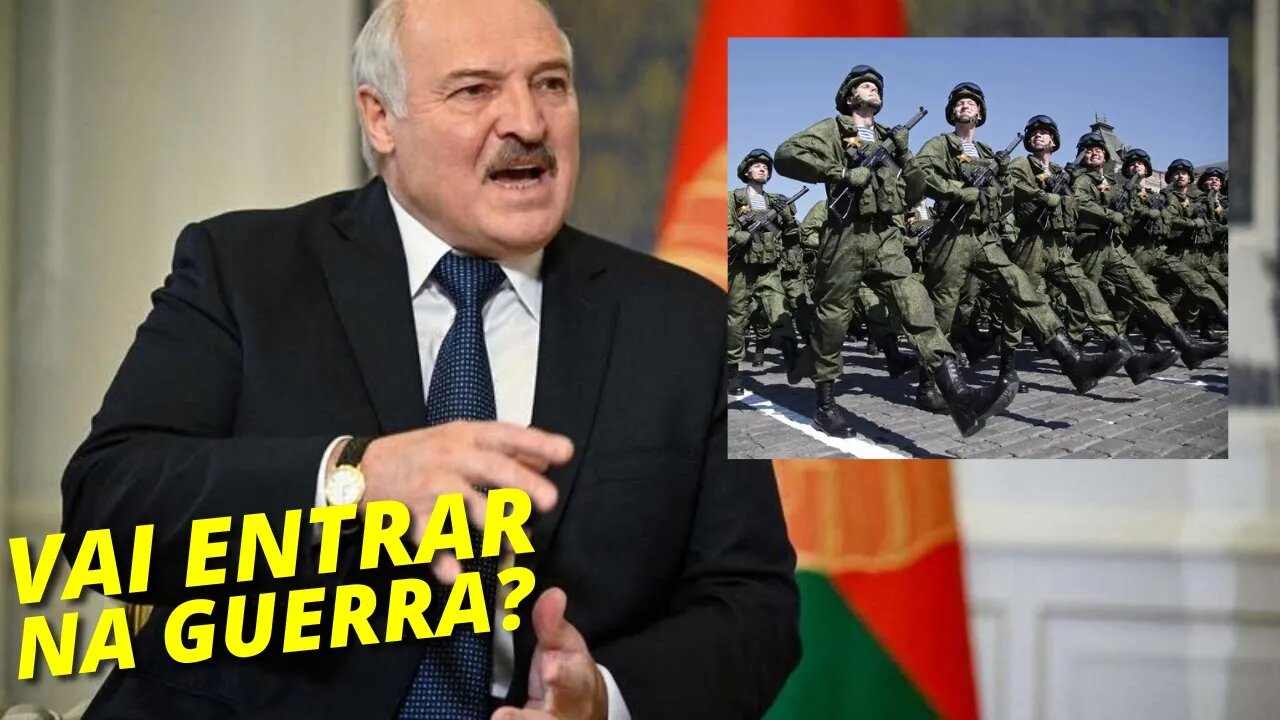 ISSO DÁ MUITO MEDO ! Lukashenko MOBILIZA militares na fronteira com a Ucrânia