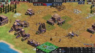 Casting the Casters: Nili vs El Matador on Mega Random: Crazy siege pressure: Age of Empires 2
