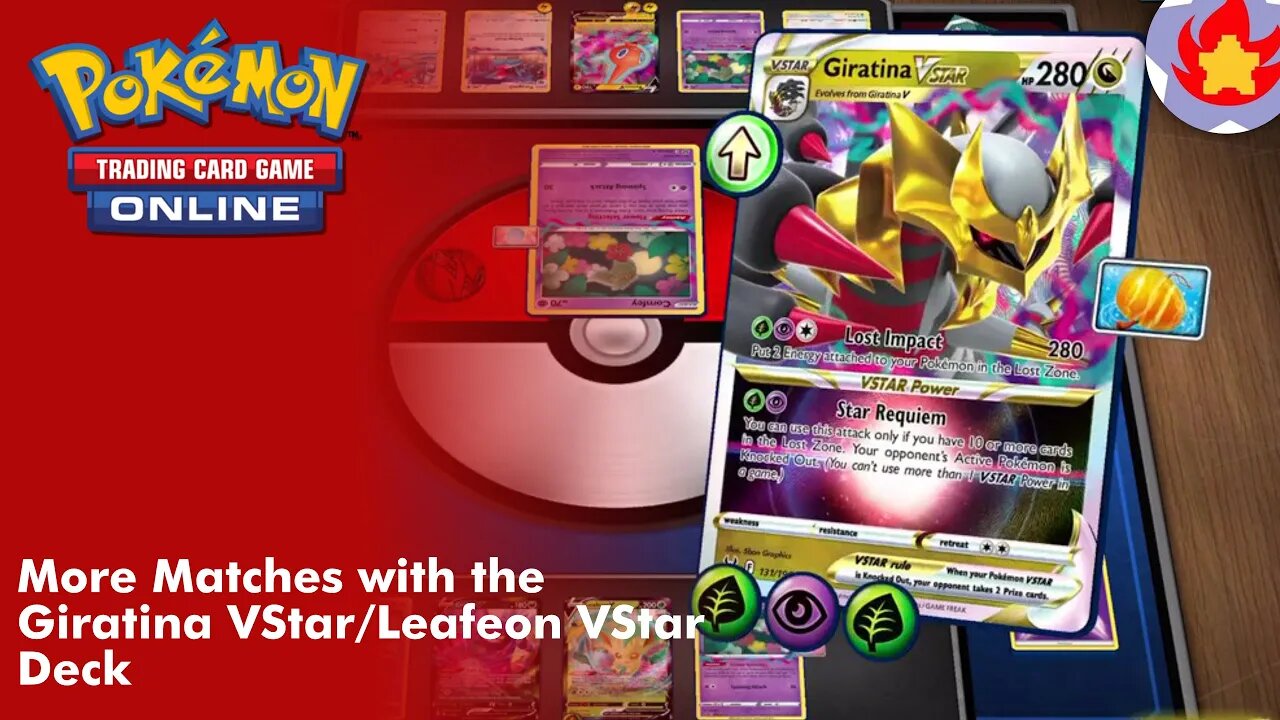 More Matches with the Giratina VStar/Leafeon VStar Deck | Pokemon TCG Online